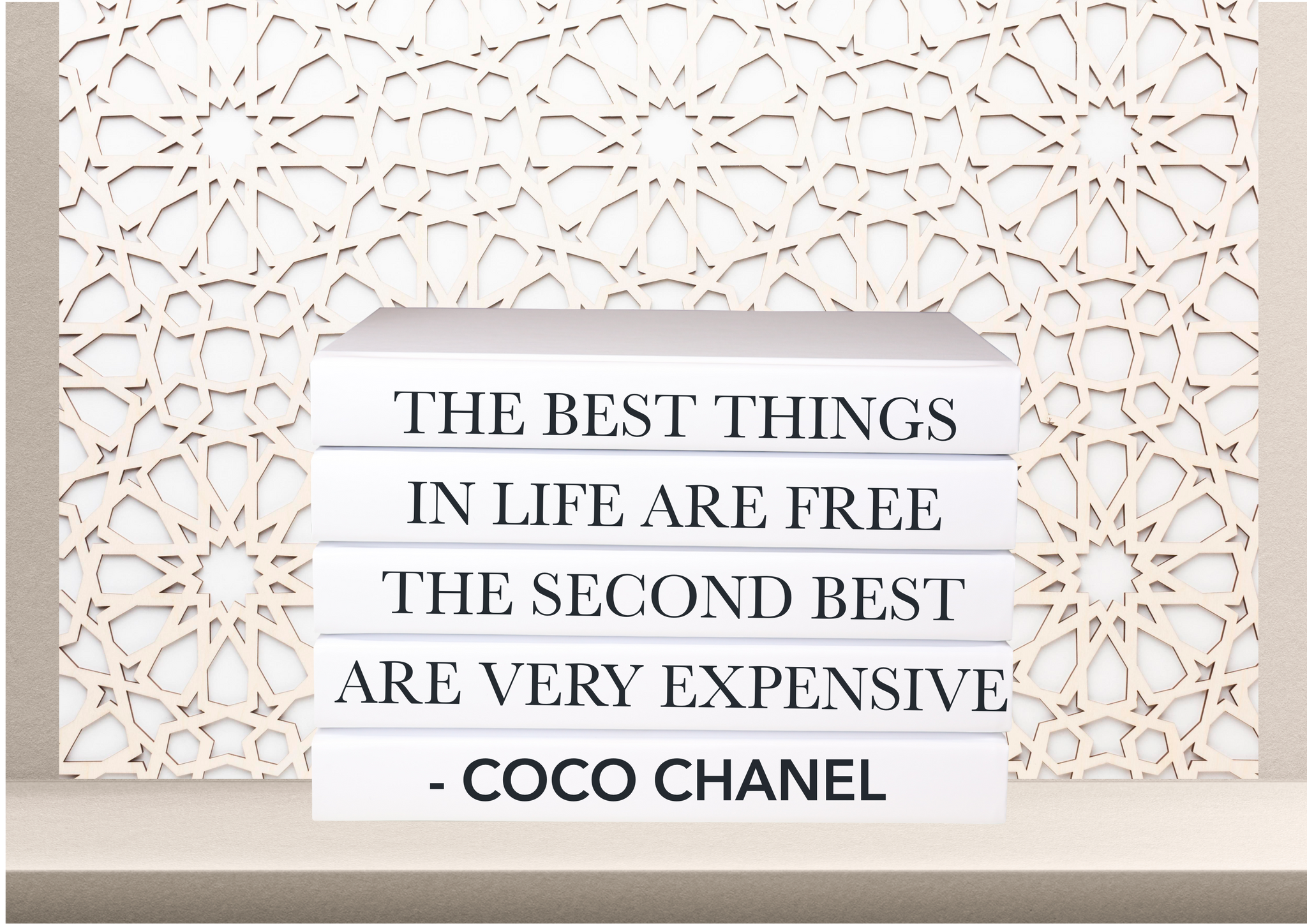 Buy The Best Things in Life Are Free The Second Best Things are Very  Expensive Coco Chanel Quote Typography Wall Decor Motivational Print  Inspirational Home Decor Online at desertcartINDIA