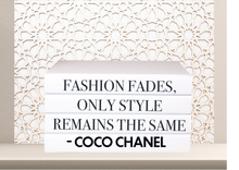 Load image into Gallery viewer, Quote Home Decor book set “ Fashion fades , only style remains the same - Coco Chanel&quot; Blank Page Books  -