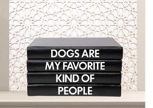 Dogs are my favourite kind of people books , CUsTOM handmade BOOKS, made to order , decorative books with blank pages , personalised bespoke books unique gift decor , memory books , custom journals , stylish Unique office decor , Handmade office decor , Colorful Handmade home decor , Customizable books