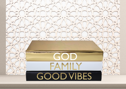 GOD FAMILY GOOD VIBES HOME DECOR BOOKS , CUsTOM handmade BOOKS,  made to order , decorative books with blank pages , personalised  bespoke books unique gift decor , memory books , custom journals , stylish  Unique office decor , Handmade office decor , Colorful Handmade home decor , Customizable books , 
