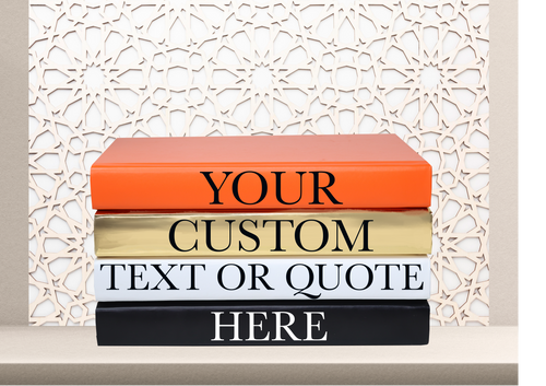 orange black white gold custom home decor quote books , CUsTOM handmade BOOKS, made to order , decorative books with blank pages , personalised bespoke books unique gift decor , memory books , custom journals , stylish Unique office decor , Handmade office decor , Colorful Handmade home decor , Customizable books ,