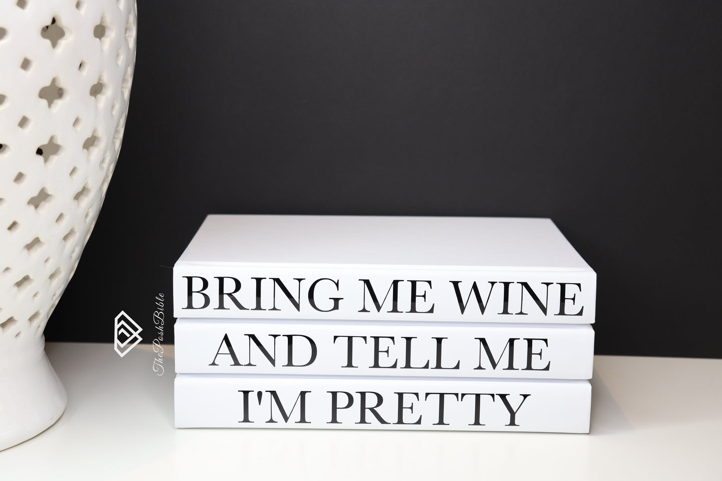 bring me wine and tell me Im pretty books , CUsTOM handmade BOOKS,  made to order , decorative books with blank pages , personalised  bespoke books unique gift decor , memory books , custom journals , stylish  Unique office decor , Handmade office decor , Colorful Handmade home decor , Customizable books  , wine lovers gift 