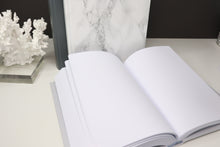 Load image into Gallery viewer, Personalised Blank Book set - Pink Gold Marble -  Home decor - Coffee Table Books