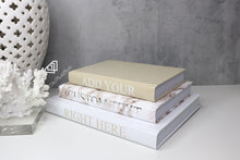 Load image into Gallery viewer, Personalised Blank Book set - Home decor - Coffee Table Books